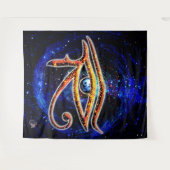 Eye Of Horus Wandkleed (Voorkant (horizontaal))