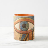 Eye of Horus with Hieroglyphs Custom Spiritual  Mok (Midden)