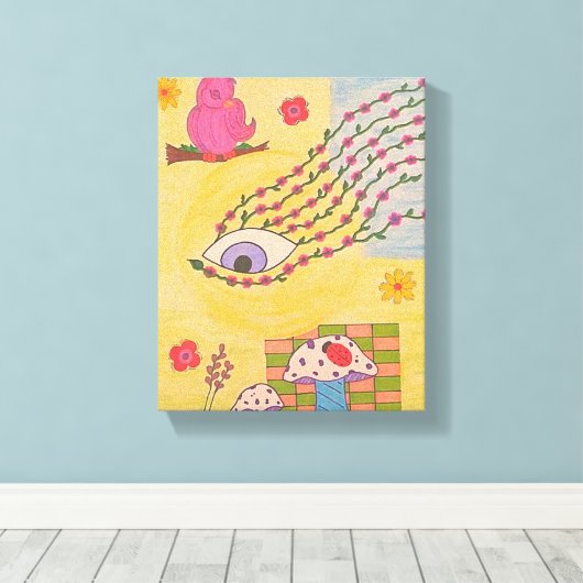 Eye of Nature  Canvas Afdruk (Insitu (Houten vloer))