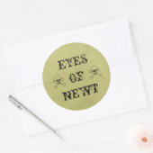 Eye of Newt Label Halloween Snoep Bar Tekenen (Envelop)