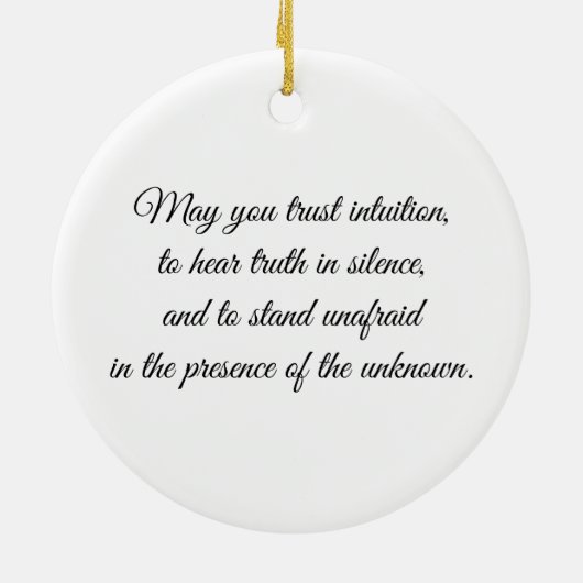 Eye of Owl - Gaze Collection Keramisch Ornament (Achterkant)