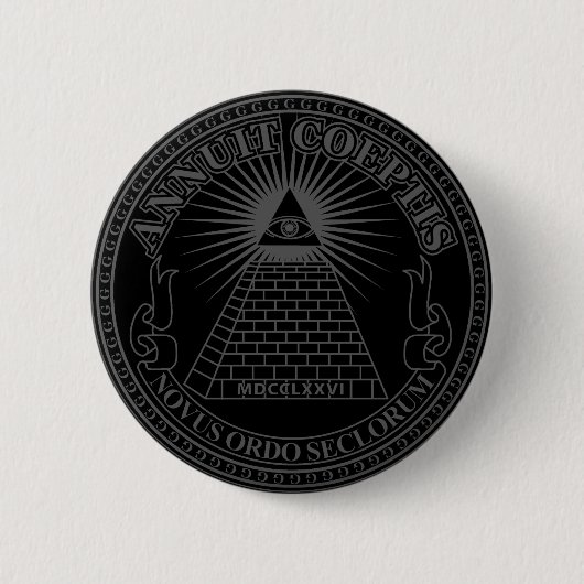 Eye of Providence 2 Ronde Button 5,7 Cm (Voorkant)