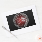 Eye of Providence 4 Rechthoekige Sticker (Envelop)