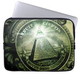 "Eye of Providence" Geldpiramide Laptop Sleeve