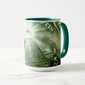 "Eye of Providence" Geldpiramide Mok (Voorkant rechts)