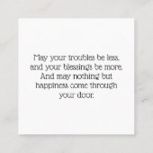 Eye Of Providence Protection Pass Along Cards Contactkaartje (Achterkant)