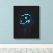 Eye Of Ra Geometry Cosmic Spiritual Canvas Afdruk (Insitu (Houten vloer))