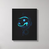 Eye Of Ra Geometry Cosmic Spiritual Canvas Afdruk (Voorkant)