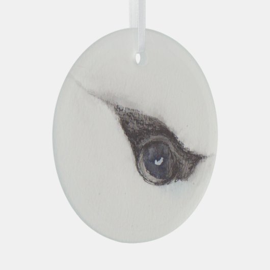 Eye of the Albatross – Gaze Collection Glas Ornament (Voorkant Rechts)