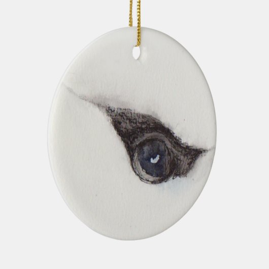 Eye of the Albatross – Gaze Collection Keramisch Ornament (Rechts)