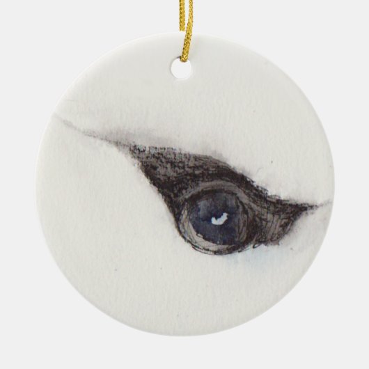 Eye of the Albatross – Gaze Collection Keramisch Ornament (Voorkant)