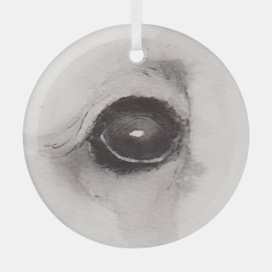 Eye of the Bear – Gaze Collection Glass Ornament (Voorkant)