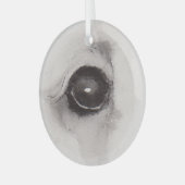 Eye of the Bear – Gaze Collection Glass Ornament (Voorkant links)