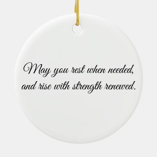 Eye of the Bear – Gaze Collection Keramisch Ornament (Achterkant)