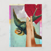 Eye of the Beholder, Abstract Digital Collage Briefkaart (Voorkant)