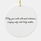 Eye of the Camel – Gaze Collection Ceramic Ornamen Keramisch Ornament (Achterkant)