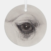 Eye of the Camel – Gaze Collection Glas Ornament (Achterkant)