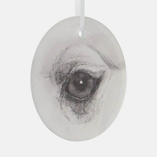 Eye of the Camel – Gaze Collection Glas Ornament (Voorkant Rechts)