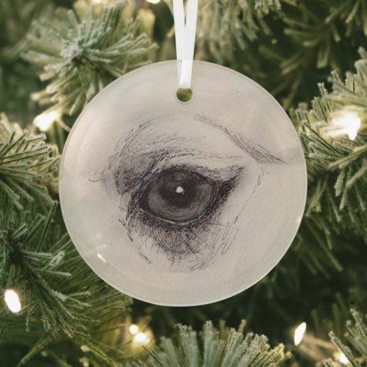 Eye of the Camel – Gaze Collection Glas Ornament (Insitu)