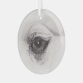 Eye of the Camel – Gaze Collection Glas Ornament (Voorkant links)