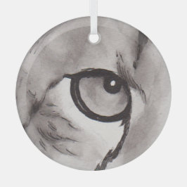 Eye of the Cheetah – Gaze Collection  Glas Ornament