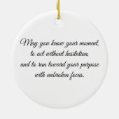 Eye of the Cheetah – Gaze Collection  Keramisch Ornament (Achterkant)