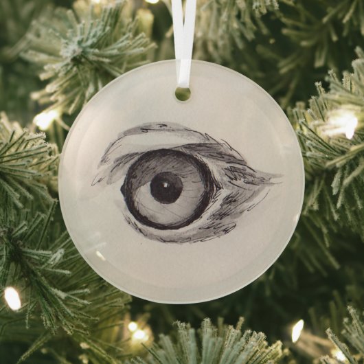 Eye of the Eagle – Gaze Collection Glas Ornament (Insitu)