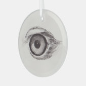 Eye of the Eagle – Gaze Collection Glas Ornament (Voorkant links)