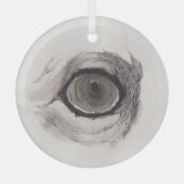 Eye of the Fox – Gaze Collection Ceramic Ornament (Voorkant)