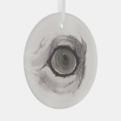 Eye of the Fox – Gaze Collection Ceramic Ornament (Voorkant Rechts)