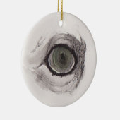 Eye of the Fox – Gaze Collection Keramisch Ornament (Rechts)