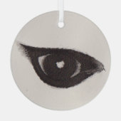 Eye of the Giraffe – Gaze Collection Glas Ornament (Achterkant)