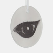 Eye of the Giraffe – Gaze Collection Glas Ornament (Voorkant Rechts)