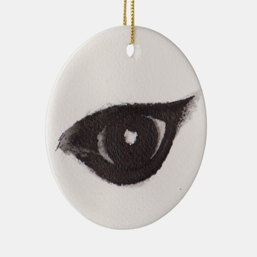 Eye of the Giraffe – Gaze Collection Keramisch Ornament (Rechts)