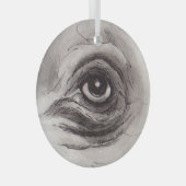 Eye of the Hippo – Gaze Collection Glass Ornament (Voorkant Rechts)