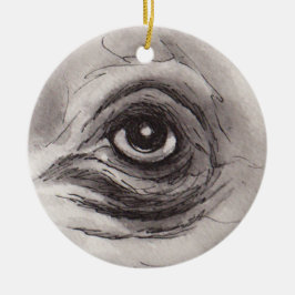 Eye of the Hippo – Gaze Collection Keramisch Ornament
