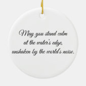 Eye of the Hippo – Gaze Collection Keramisch Ornament (Achterkant)