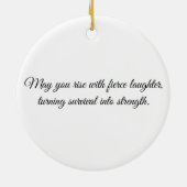 Eye of the Hyena – Gaze Collection Keramisch Ornament (Achterkant)