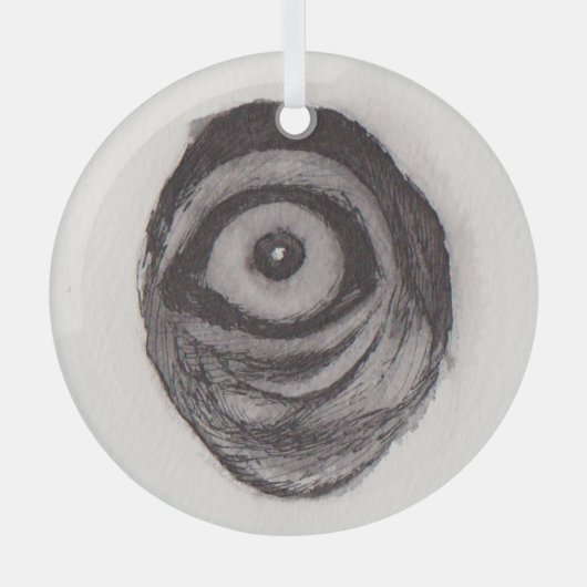 Eye of the Monkey – Gaze Collection Glas Ornament (Voorkant)