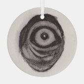 Eye of the Monkey – Gaze Collection Glas Ornament (Achterkant)