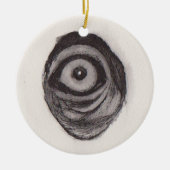 Eye of the Monkey – Gaze Collection Keramisch Ornament (Voorkant)