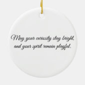 Eye of the Monkey – Gaze Collection Keramisch Ornament (Achterkant)