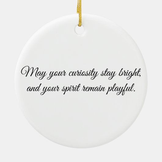 Eye of the Monkey – Gaze Collection Keramisch Ornament (Achterkant)