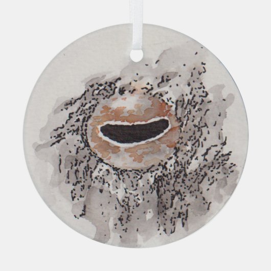 Eye of the octopus – Gaze Collection Glas Ornament (Achterkant)