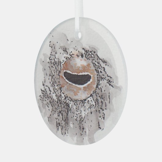 Eye of the octopus – Gaze Collection Glas Ornament (Voorkant links)