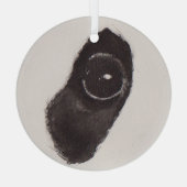 Eye of the Panda – Gaze Collection Glas Ornament (Achterkant)