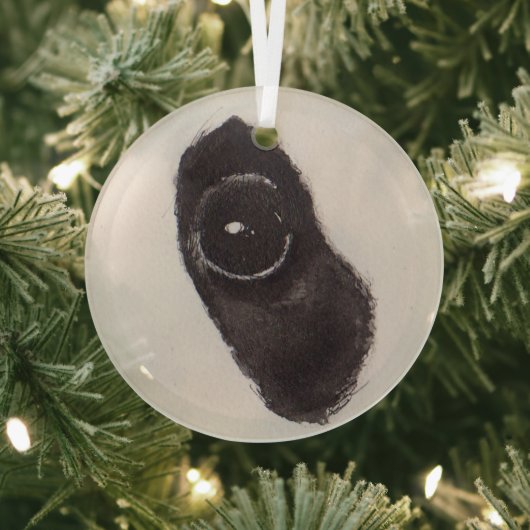 Eye of the Panda – Gaze Collection Glas Ornament (Insitu)