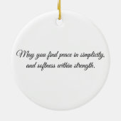 Eye of the Panda – Gaze Collection Keramisch Ornament (Achterkant)