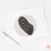 Eye of the Panda – Gaze Collection Ronde Sticker (Envelop)