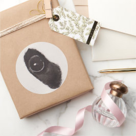 Eye of the Panda – Gaze Collection Ronde Sticker